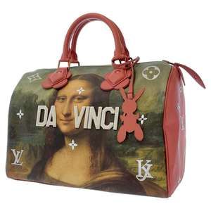 Louis Vuitton Speedy 30 Da Vinci Monogram Bag